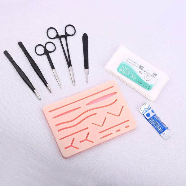 MJW-14-Wounds-Black-Suture-Practice-Kit-Surgical-Instruments-2