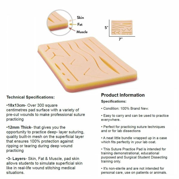 MJW-14-Wounds-White-Suture-Practice-Kit-Surgical-Instruments-6