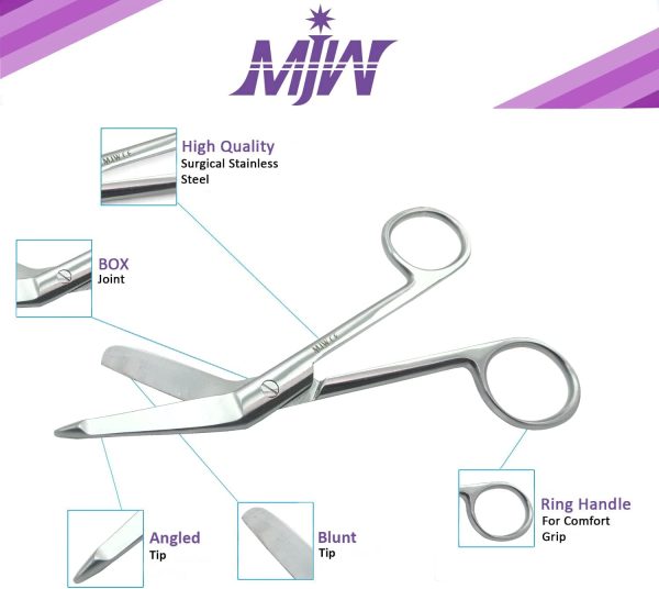 MJW-Medical-Instruments-Bandage-Scissor-3