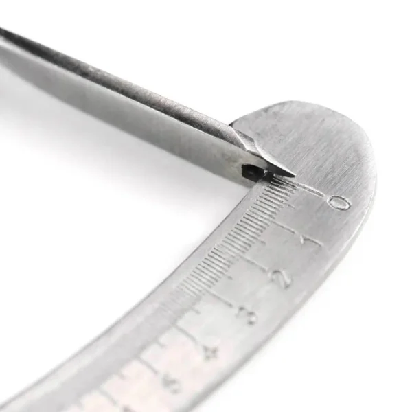 MJW Dental Ruler Dentist Laboratory Inner Crown Accurate Gauge Thick Autoclavable Measuring Tool - Image 4