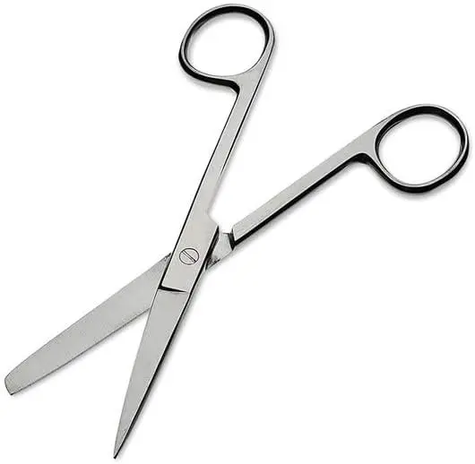 MJW Medical Instruments 15.5 cm Stainless Steel Sharp Blunt Nursing Scissors First Aid Autoclavable Dressing Scissor 3 MJW-Medical-Instruments-Dressing-Scissor-2