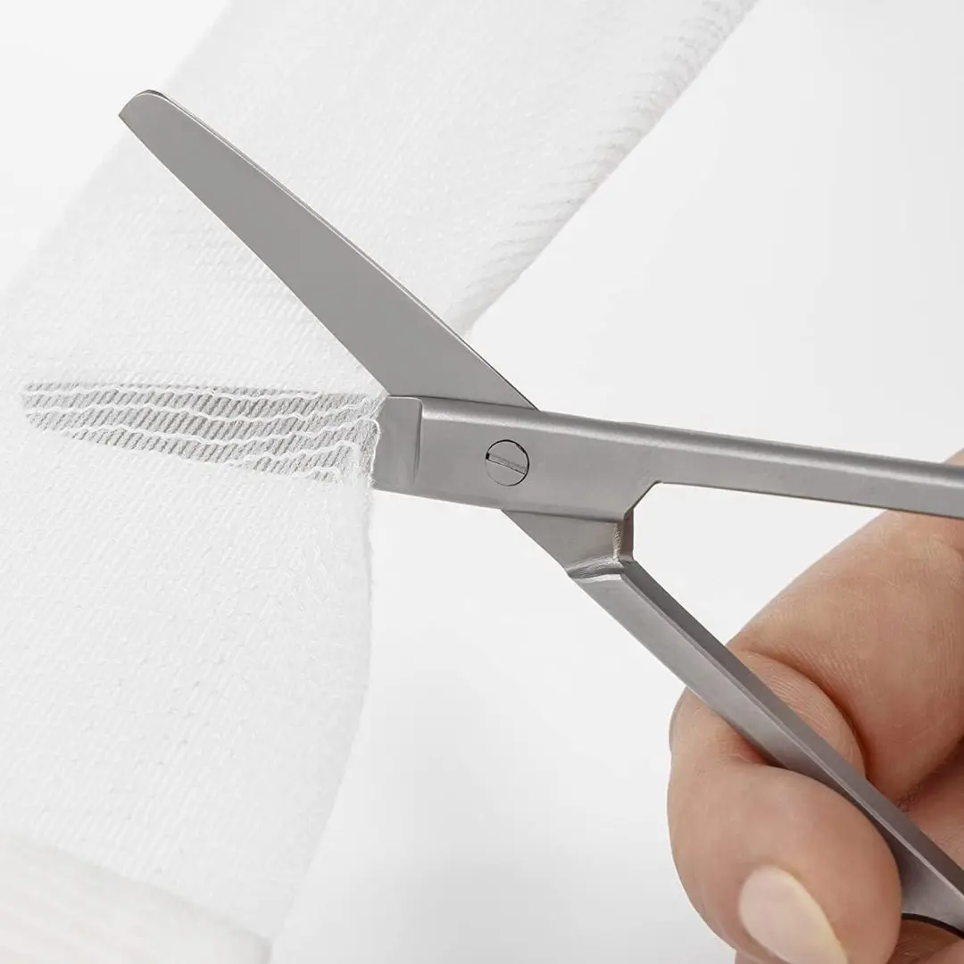 MJW Medical Instruments 15.5 cm Stainless Steel Sharp Blunt Nursing Scissors First Aid Autoclavable Dressing Scissor 6 MJW-Medical-Instruments-Dressing-Scissor-5