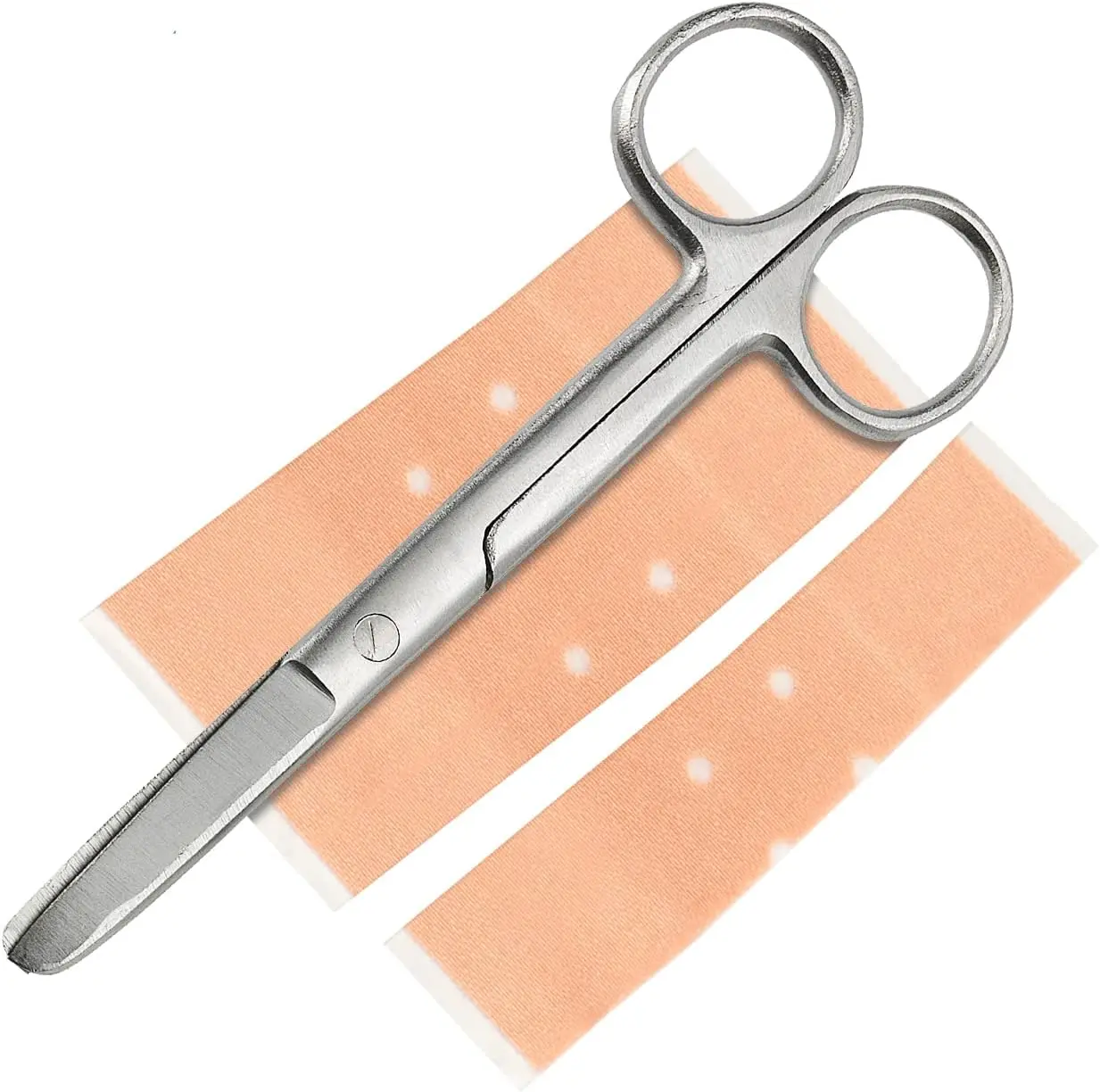 MJW Medical Instruments 15.5 cm Stainless Steel Sharp Blunt Nursing Scissors First Aid Autoclavable Dressing Scissor 8 MJW Medical Instruments 15.5 cm Stainless Steel Sharp Blunt Nursing Scissors First Aid Autoclavable Dressing Scissor - Image 8