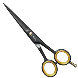 MJW-Beauty-Equipments-Barbar-Hair-Cutting-Scissors-Black