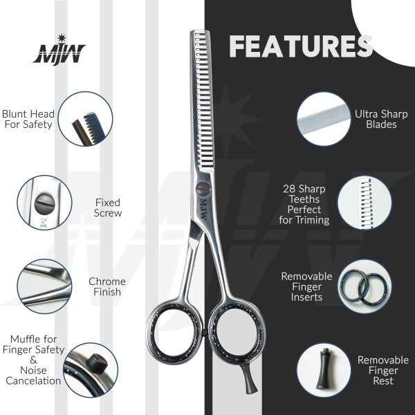 MJW-Beauty-Equipments-Thinning-Hair-Cutting-Scissors-Silver-2