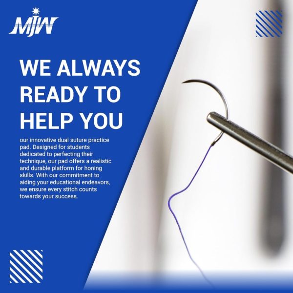 MJW Dual Silicone Suture Practice Pad 3 layer