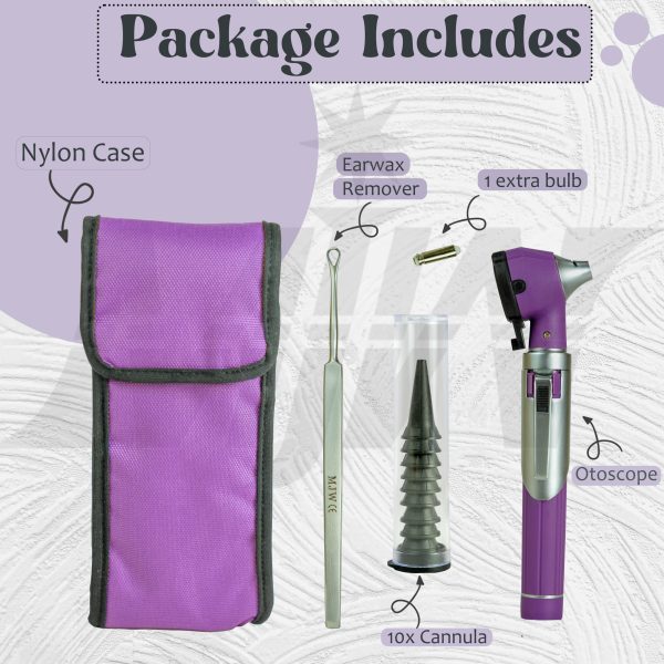 MJW-Medical-Instruments-Purpule-ENT-Otoscope-3