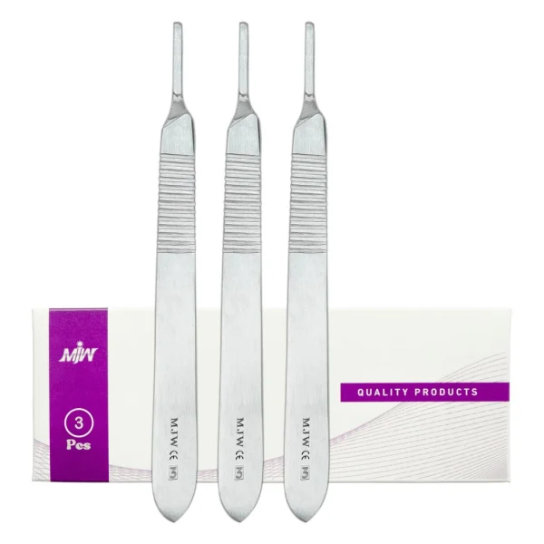 MJW Surgical 3 Pieces Scalpel Handle No 3