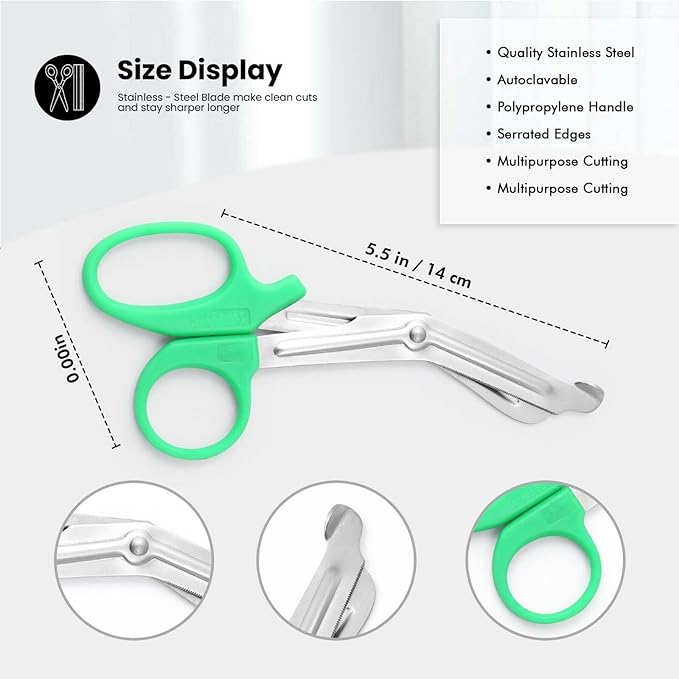 MJW-Medical-Instruments-Utility-Scissors-Green-5