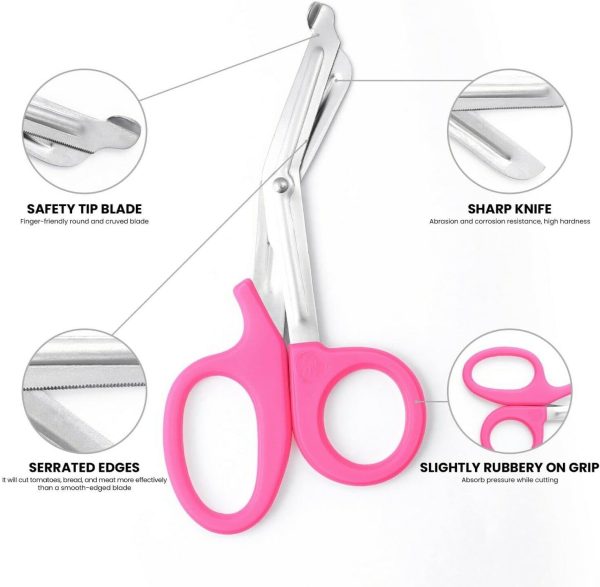 MJW-Medical-Instruments-Utility-Scissors-Pink-5