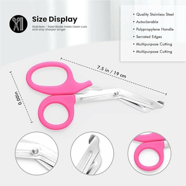 MJW-Medical-Instruments-Utility-Scissors-Pink-7